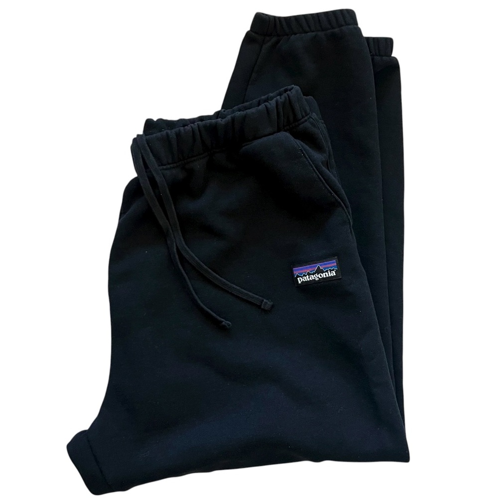 Patagonia Sweatpants P-6 Label Uprisal Black Size 3XL - Picture 3 of 12